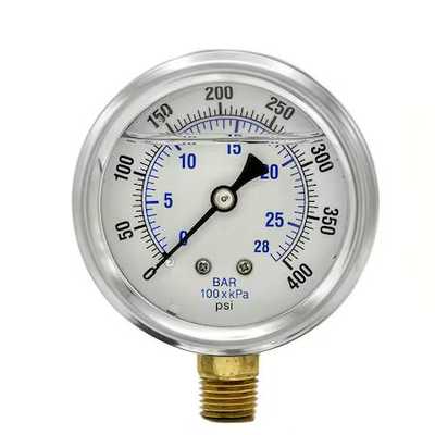 #ad Pic Gauges Pro 201L 254I Industrial Pressure Gauge 0 To 400 Psi 2 1 2 In $21.35