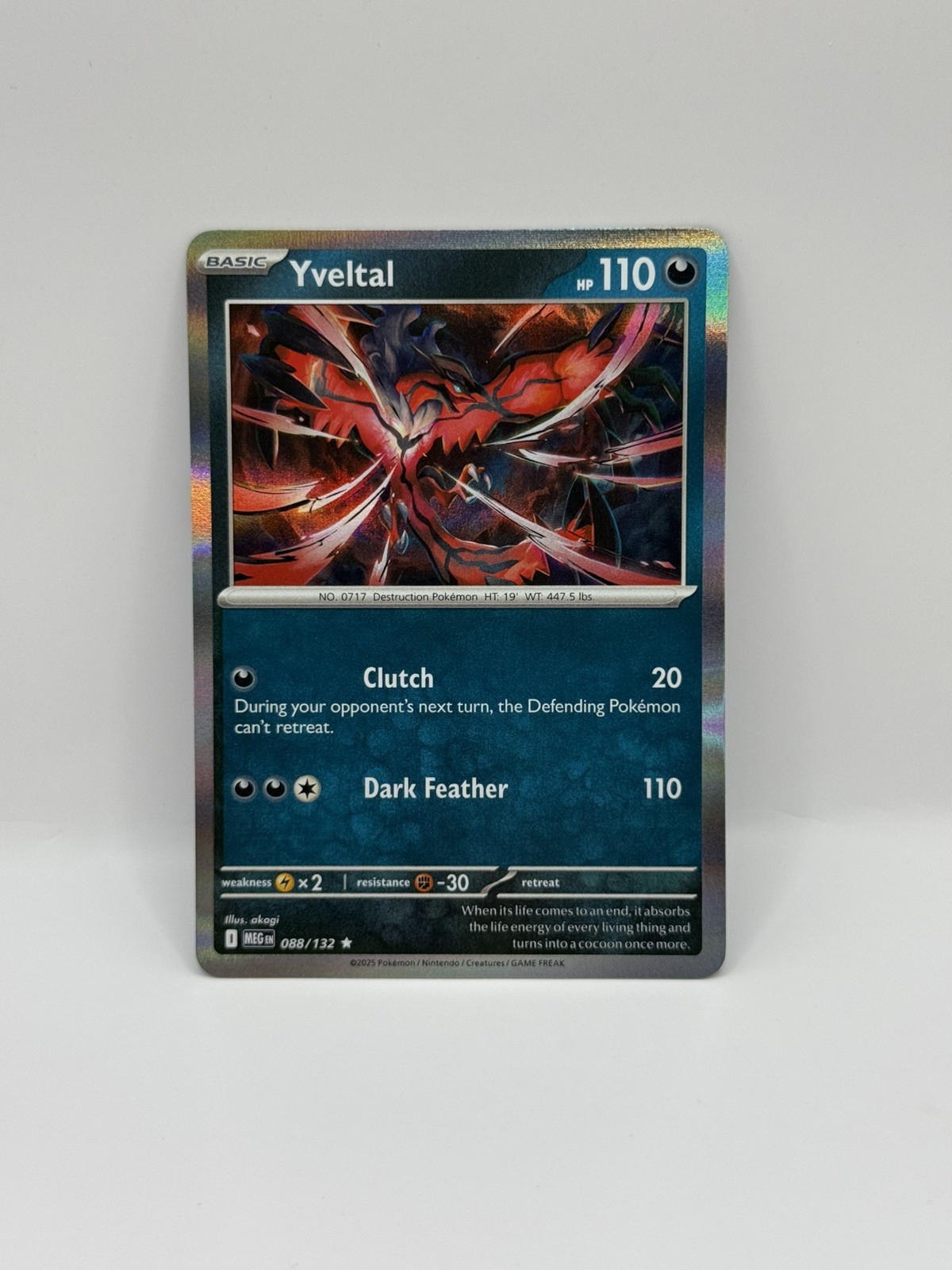 Yveltal 88/132 | Mega Evolution | HOLO | Pokemon (NM)