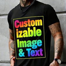 Custom T-Shirts, Personalized T-shirt, Personalized T-shirt Unisex S 3XL