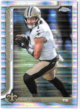 2025 TOPPS CHROME FOOTBALL REFRACTOR SILVER PULSAR TAYSOM HILL