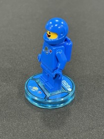Lego Benny Minifigure w/ Dimensions Base Tag 71214 tlm057 Blue Space Figure