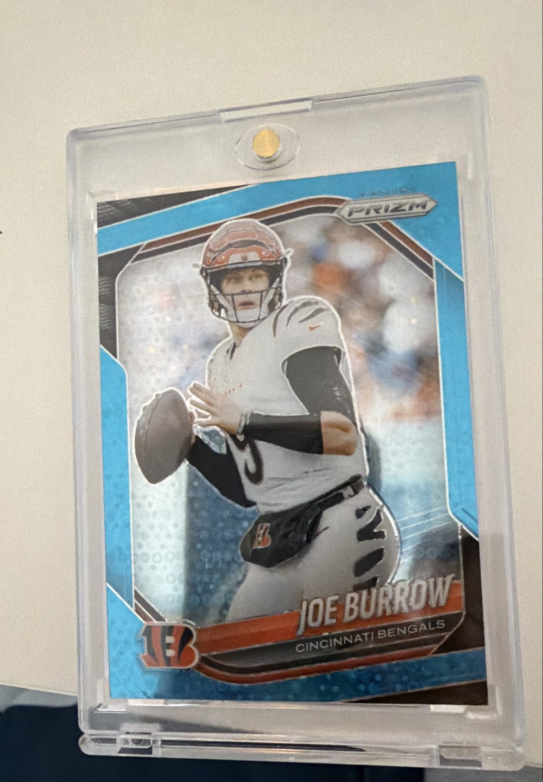 2025 Panini Prizm - Joe Burrow #62 No Huddle Blue Prizm 69/125
