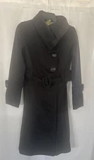 Soia & Kyo Women's Double Breasted 4 Button Adjustable Long Sleeve Trench Sz XS
