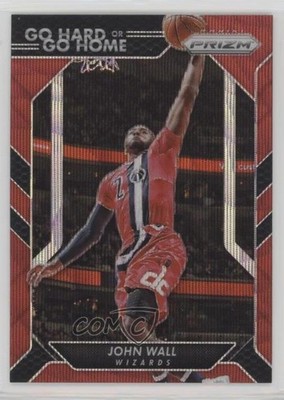 2016-17 Panini Prizm Go Hard or Go Home Ruby Wave Prizm John Wall #1 4l6