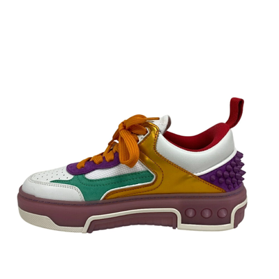 Christian Louboutin Spikes Multicolor Low Top Sneakers [US6  display picture 2