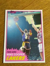 1981-82 Topps Basketball West #77 Los Angeles Lakers Michael Cooper EX-NrMt