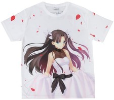 TYPE-MOON Rin Tohsaka Full Graphic T-shirt White XL Japan Used Japan