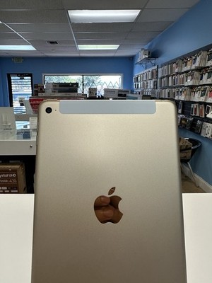 iPad Mini 4 16GB Gold Cellular Unlocked Excellent Condition %100