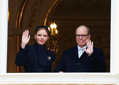 3 Fotos Fürstin Charlene von Monaco