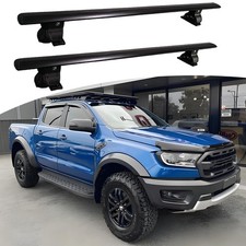 2pcs Cross Bar Crossbar Fit Ford Ranger 2011-2021 No Need Roof Rail Luggage Rack
