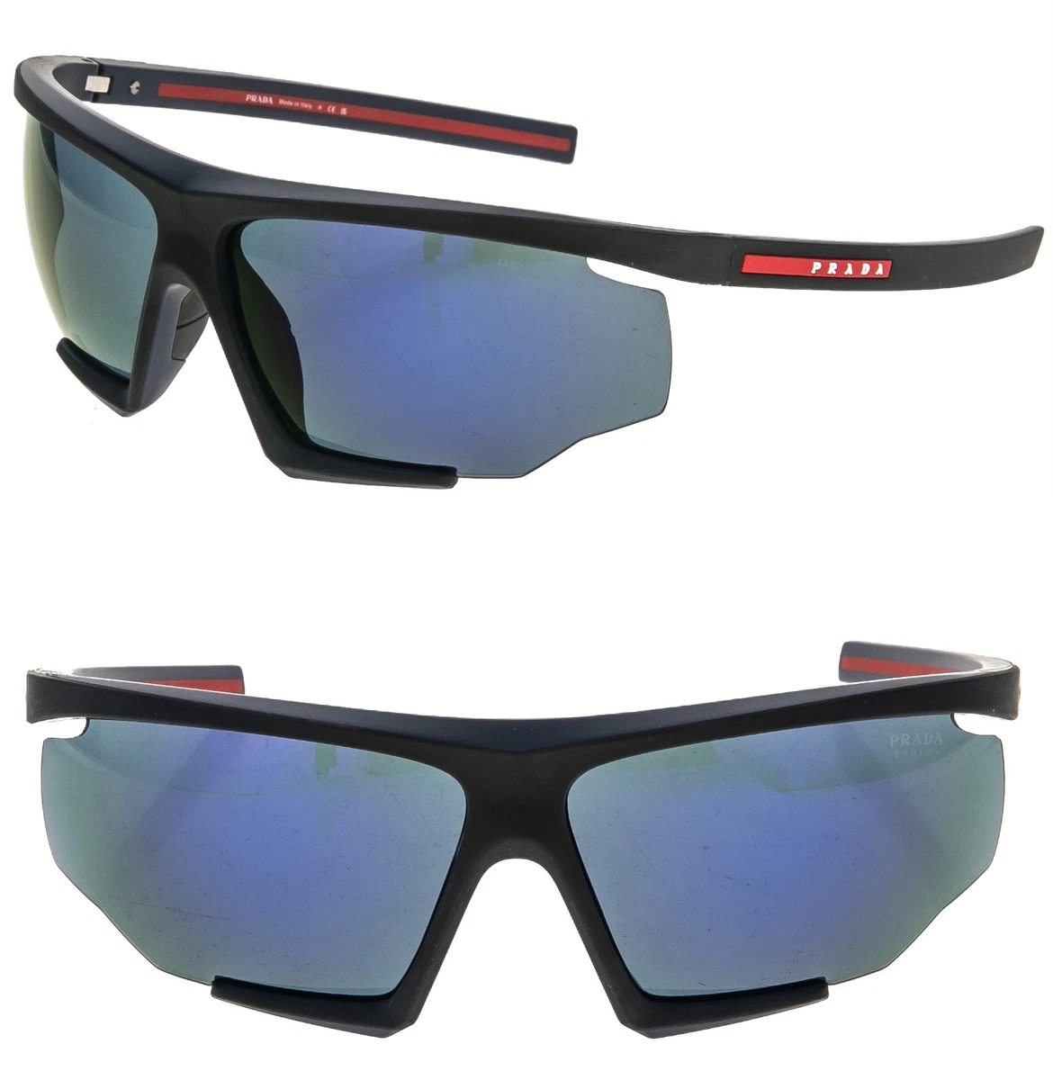PRADA Black Wrap Sunglasses for Women for sale | eBay