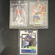 James Cook Black Bills 32/32 and Checker Board Parallels + Donruss Rookie 💎💎💎