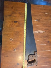 Rare 30" Vulcan Saw 7 Tpi Wheat WARRANTED HAND SAW Works Superior Etch