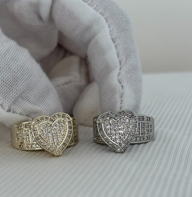 Heart Rings for women, (Gold Plated),(Silver Plated)