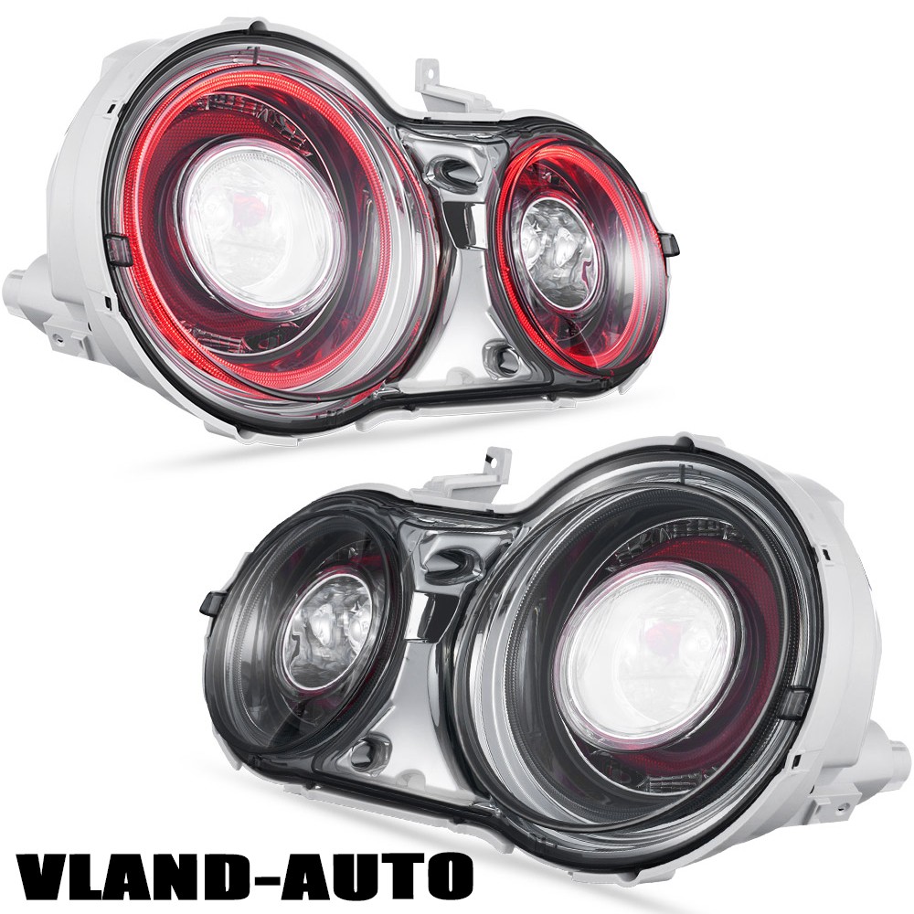 For 2009-2023 Nissan GTR R35 Upgrade Smoked Color LED Tail Lights 2017+ Style