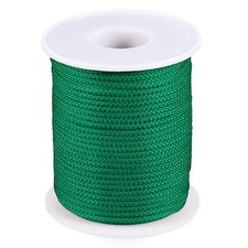 2mm x 100feet Nylon String for Bracelets Braided Nylon Cord, Green