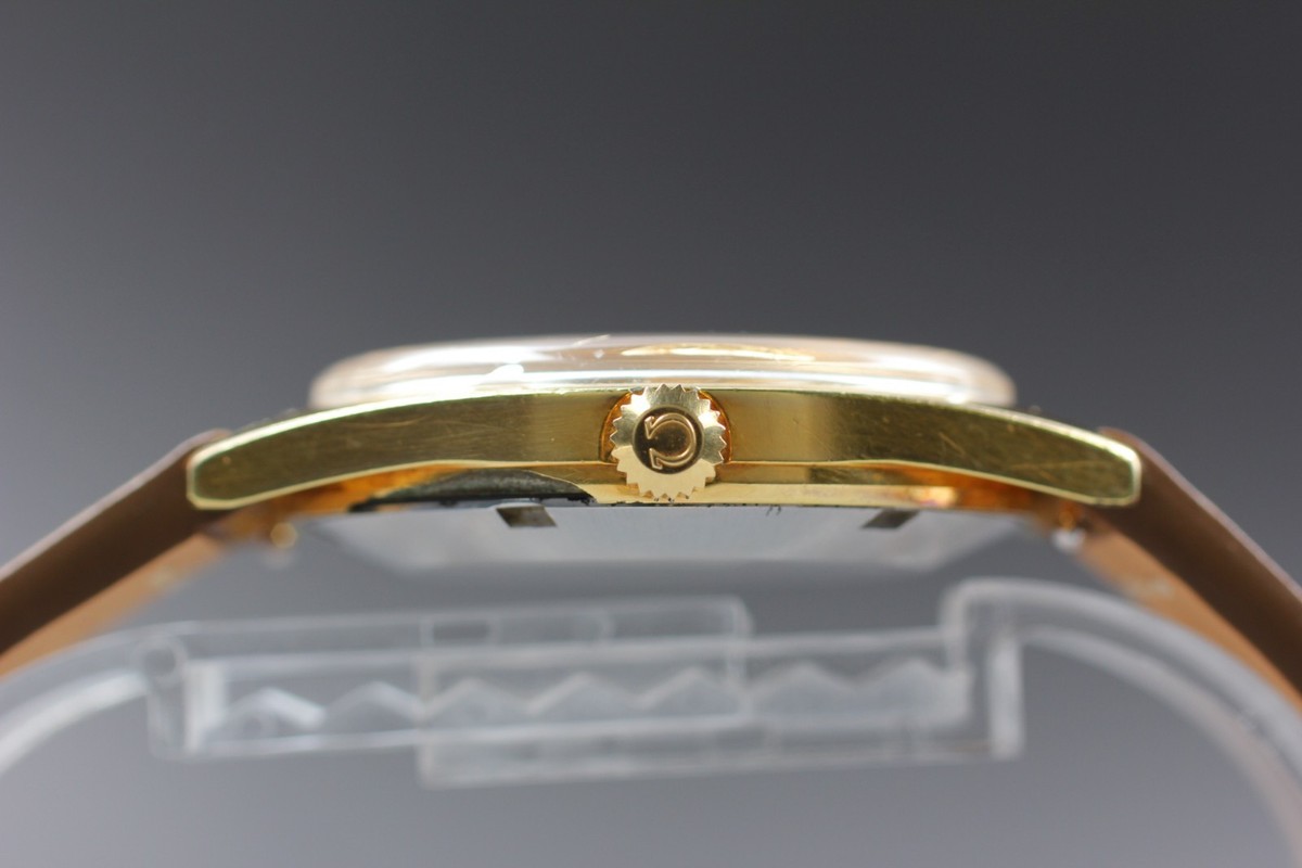 Vintage 1969 OMEGA Geneve Cal.552 Automatic Gold Silver 34mm Ref