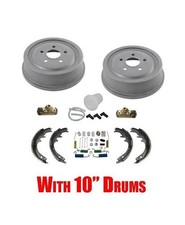 Brake Drums Shoes Wheel Cyl Fits Ford Ranger 1988 1994 W Larger 10 Drums