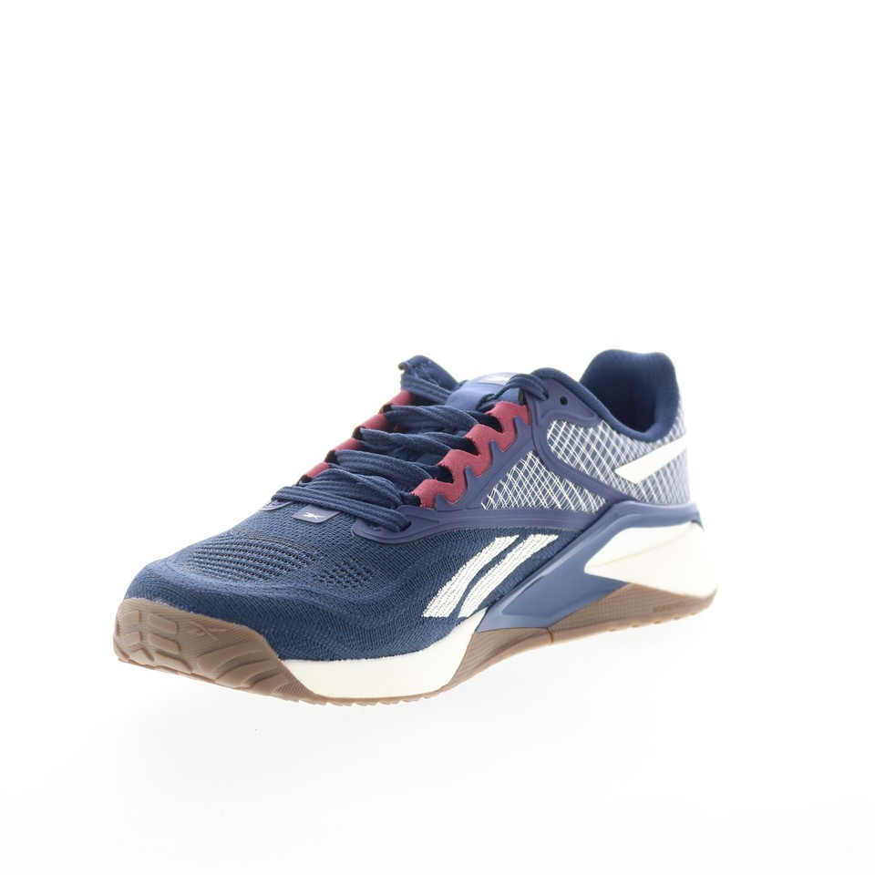 Reebok Nano X2 Mens Blue Mesh Lace Up Athletic Cross Training Shoes | eBay