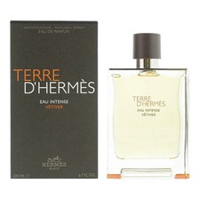 Image of HERMES TERRE D'HERMES EAU INTENSE VETIVER 200ML EDP SPRAY | NEW & SEALED