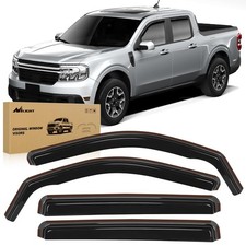 Nilight In-Channel Rain Guards for Ford Maverick 2022-2026 Smoke Tint 4PCS