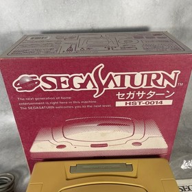 SEGA Saturn Game Console HST-0014 Complete Boxed Tested Working 100V Japan