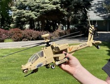 Boeing AH-64 Apache Attack Helicopter Military Building Bricks Blocks Toys