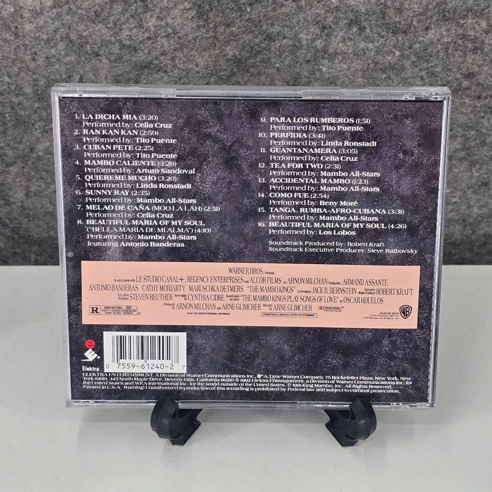 The Mambo Kings Original Soundtrack CD ft. Tito Puente Linda Ronstadt Los Lobos - Image 2 of 4