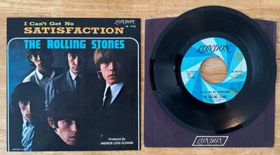45 7'' SP THE ROLLING STONES SATISFACTION LONDON 9766
