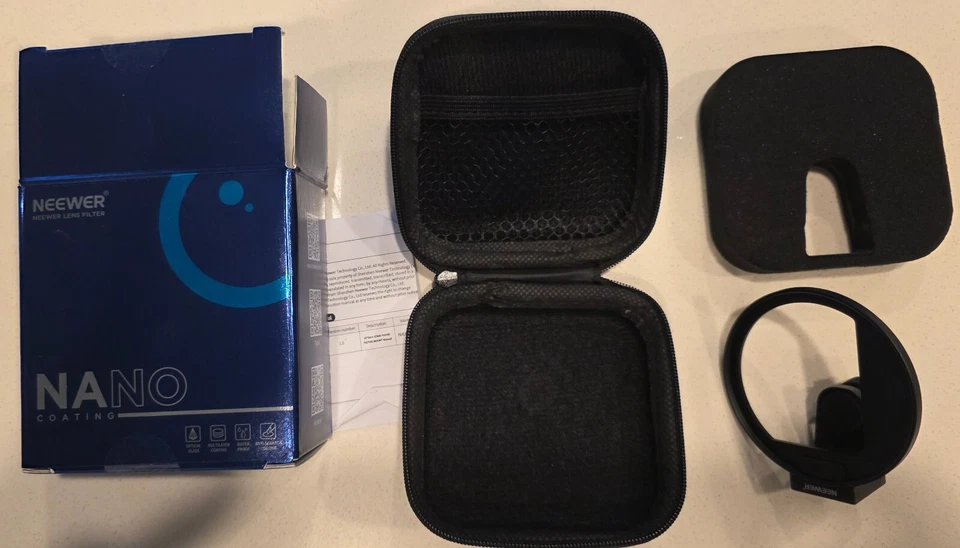 NEEWER Upgraded 67mm Phone Filter Mount Threaded Lens Filter Clip w/Cold Shoe  - Image 2 of 2