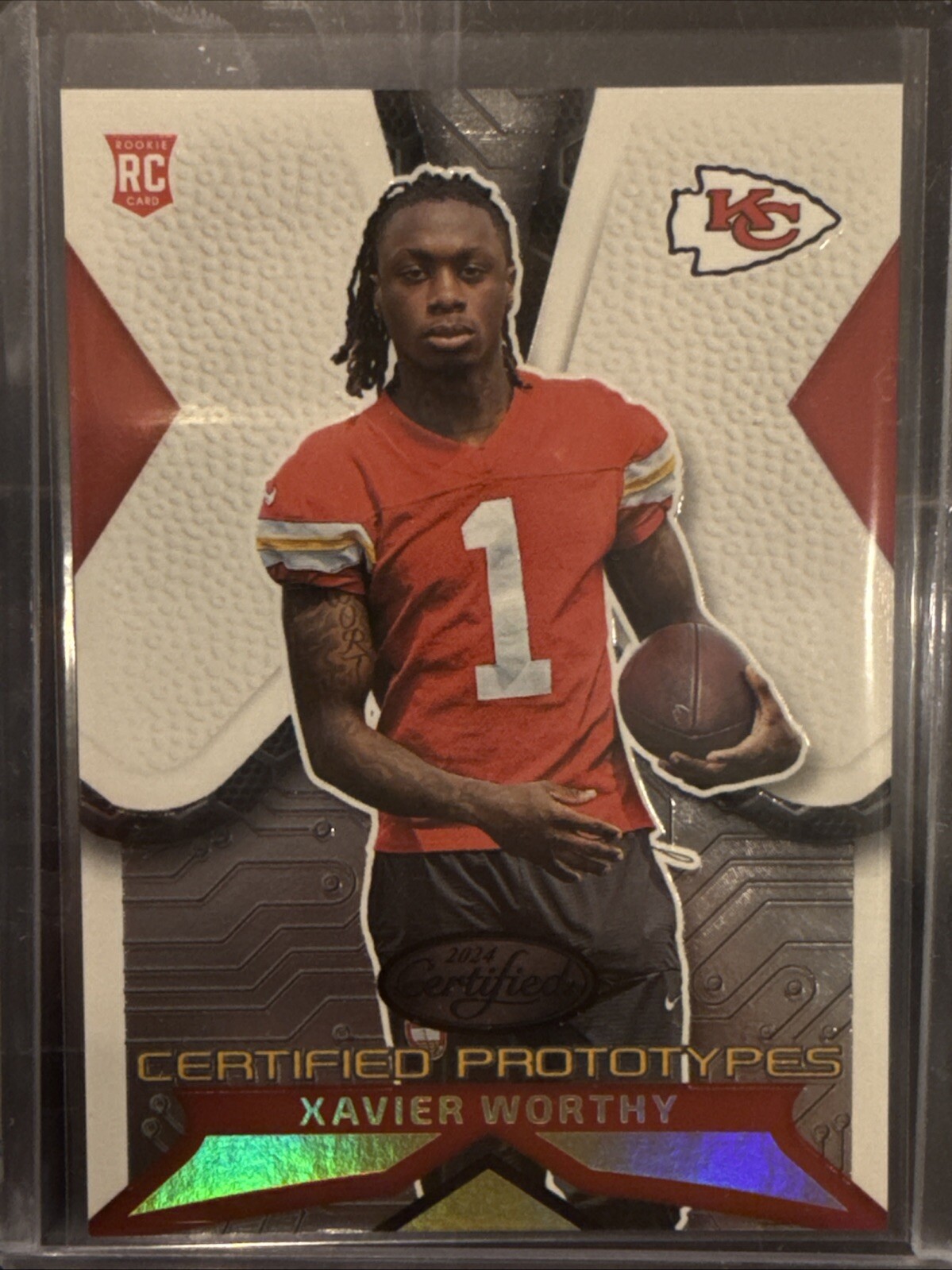 2024 Panini Certified Xavier Worthy RC Certified Prototypes SP Kansas City Chief