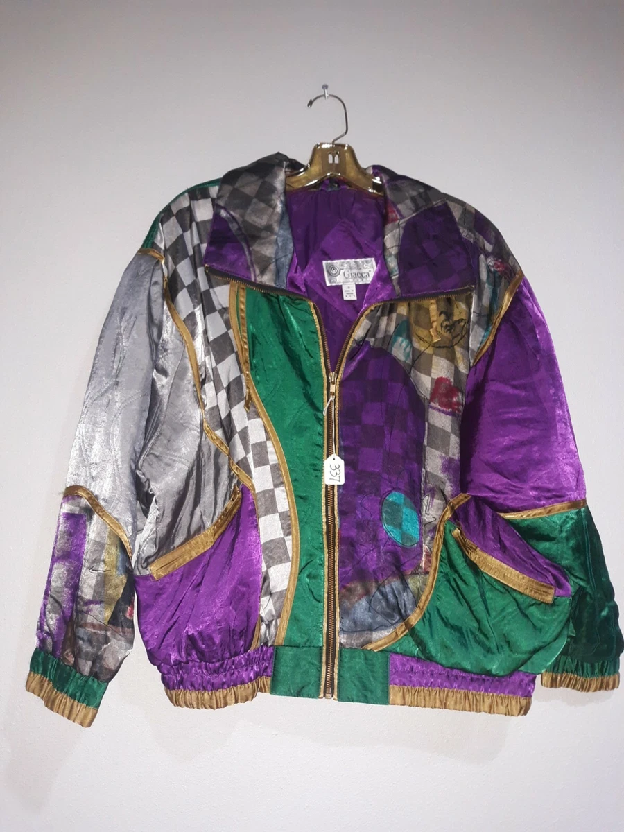 Vtg 90s Giacca Sport Wind Jacket Small | eBay