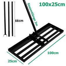 Lawn Leveller Levelling Rake Lute adjustable Handle 3 Sizes Lawn Levelling Tool