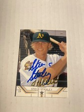 Oakland Athletics STEVE STANLEY Signed Card