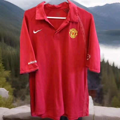 Nike Manchester United ポロシャツ AIG Vintage Official Nike