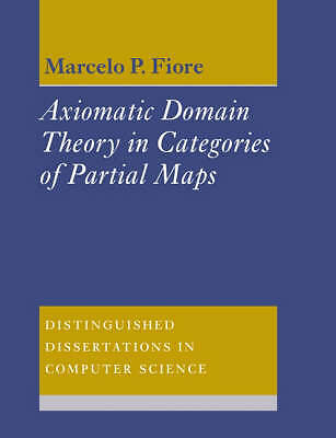 Axiomatic Domain Theory in Categories of Partial Maps Fiore Paperback