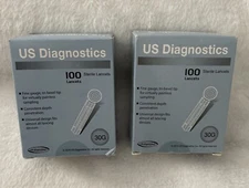 US Diagnostics Lancets 30G NEW sealed Lot 2 200