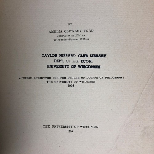 Bulletin of the University of Wisconsin 1907 1908 Amelia Ford & George Sellery - Picture 20 of 20