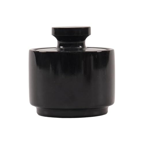 stylish marble sugar dispenser 3.5 oz salt cellar, salt container and ...