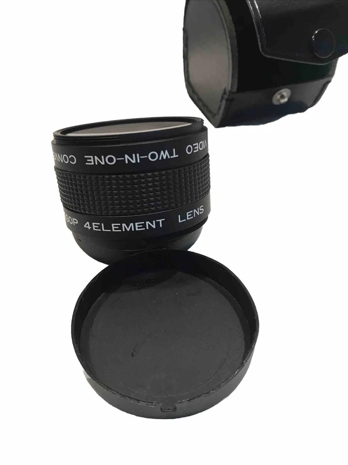 JESSOP 2 - 1 VIDEO CONVERTER LENS & AN HOYA CENTER SPOT FILTER LENS LEATHER CASE - Image 2 of 4