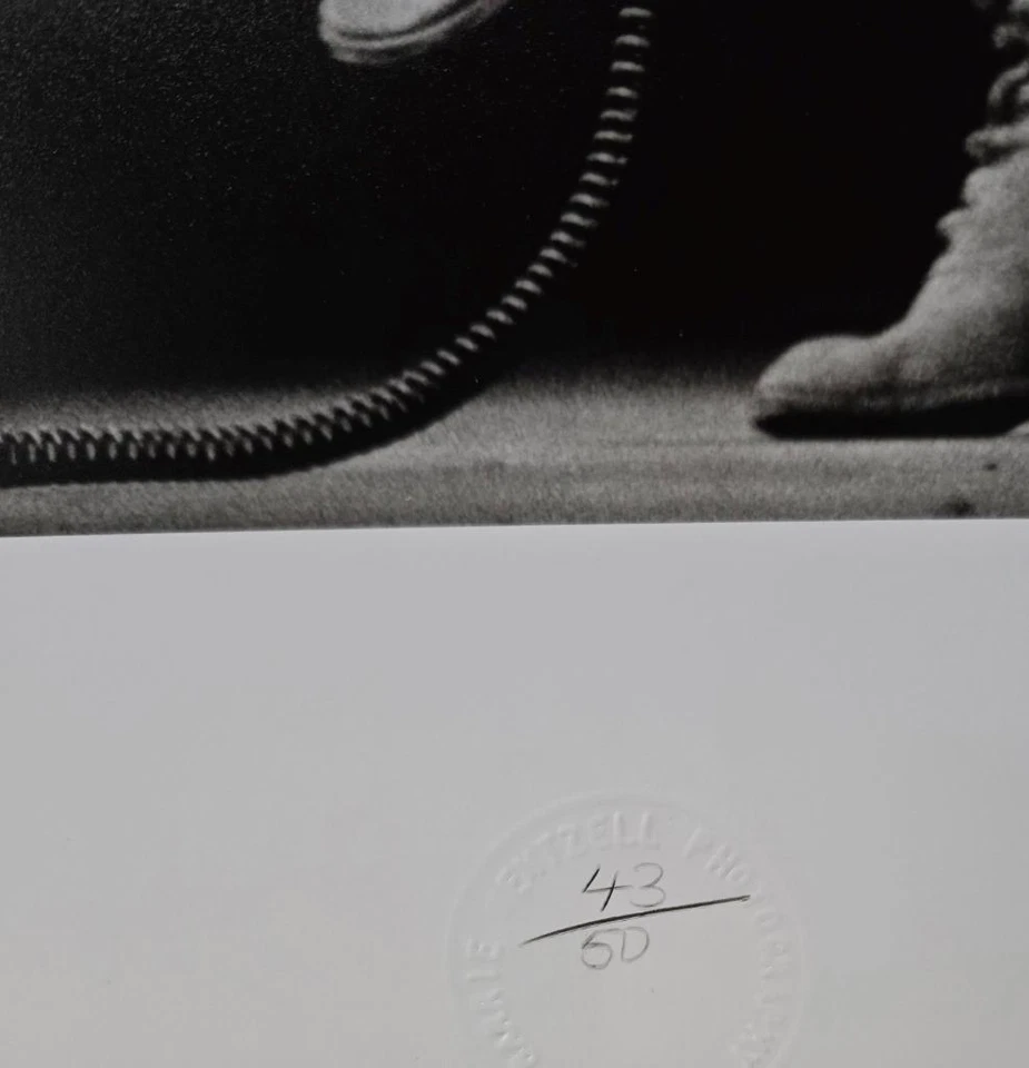 IAN ANDERSON 1973 JETHRO TULL BARRIE WENTZELL SILVER GELATIN PHOTO 43/50 SIGNED - Image 4 of 4