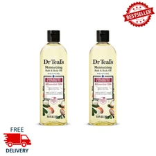 (2 Pack) Dr Teal's Shea Butter Moisturizing Bath & Body Oil, 8.8 fl oz, Scented