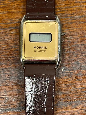 Montre Bracelet Morris à Quartz Pour Homme - À Réviser Ou Pour Pièces, Occasion Très Bon état