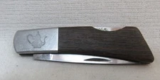 Gerber Silver Knight Sakai Japan Pocket Knife W/ Impression on Handle
