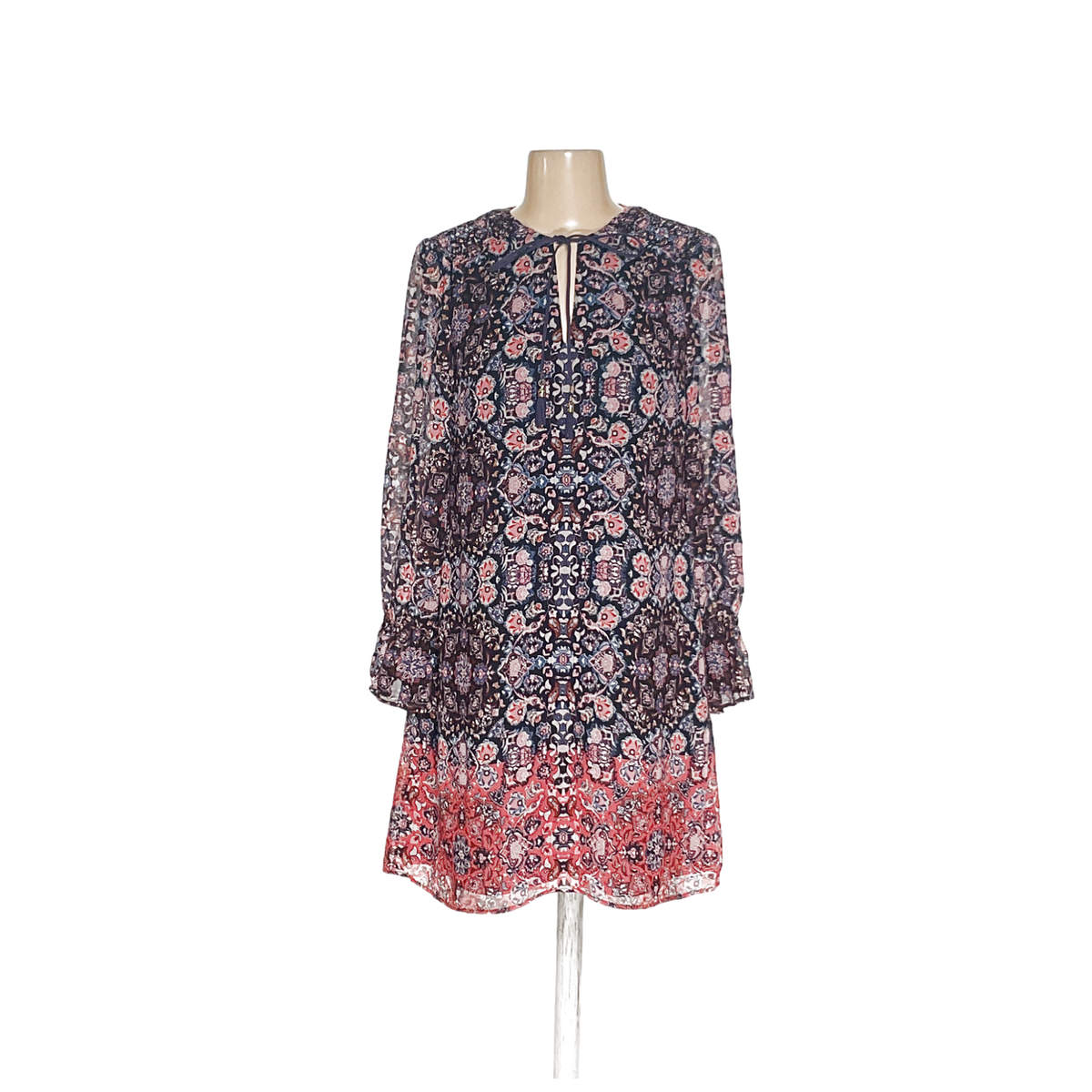 大きいサイズ★新品★ VINCE CAMUTO ★ワンピース L〜LL Vince Camuto Midnight Shadow Plunge Neck Shirred One Piece