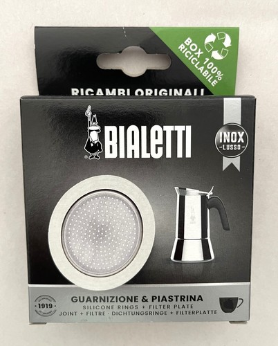 <!--F#f_0-->Bialetti Stovetop Stainless Steel Replacement Gasket/Seal & Filter Kit TRACKING<!--F/-->