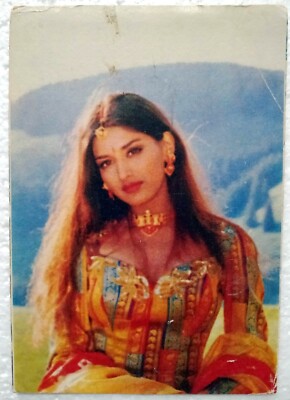 Bollywood Actress Sonali Bendre Rare Old Original Post card Postcard India