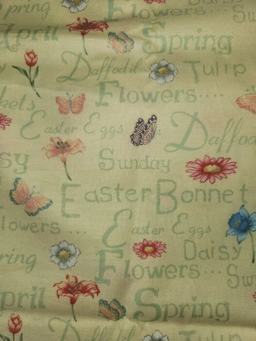 1.8 yard fabric bundle Spring Flowers BlankTextiles BTR M3934 Easter cloth - Image 4 of 4
