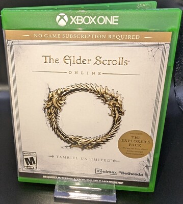 USED The Elder Scrolls Online (Xbox One, X1) NO DLC (TES)