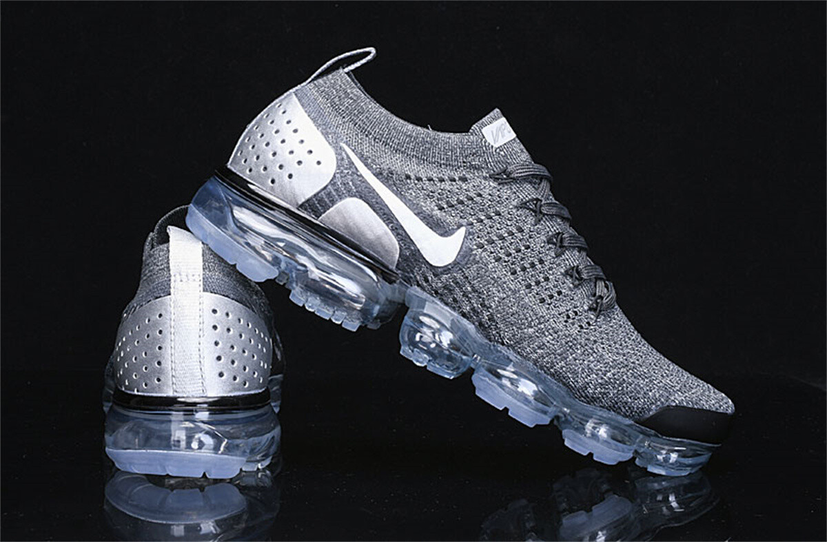 Nike Air VaporMax Flyknit 2018 Silver Black Men’s Sneaker